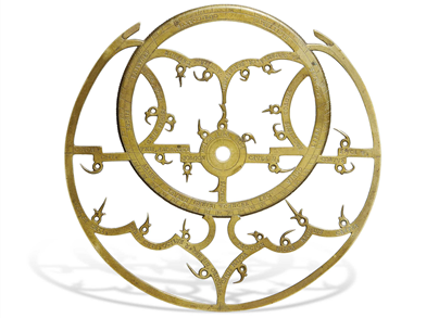 araignée d´un astrolabe planisphérique