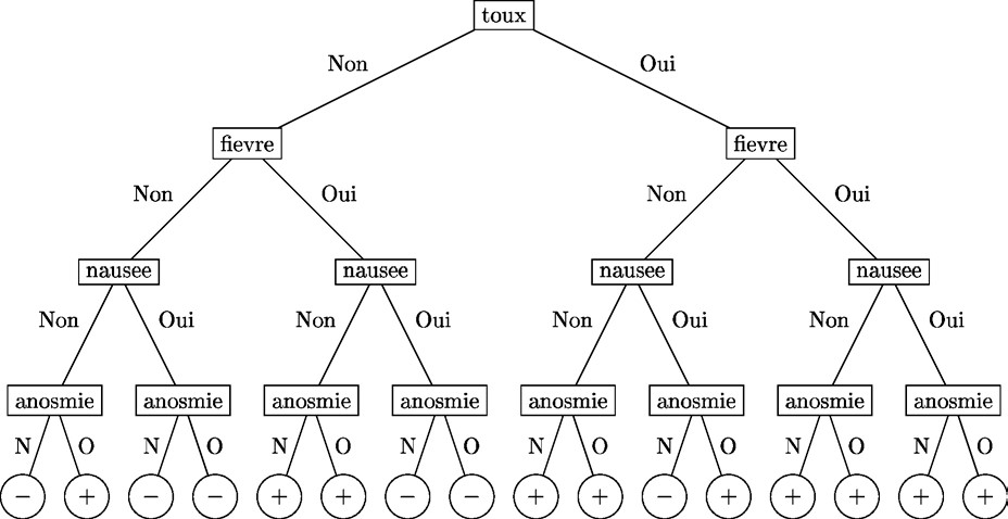 Figure 1. Exemple d’arbre de décision binaire